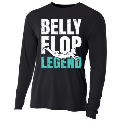 Bellyflop Belly Flop Cooling Performance Long Sleeve Crew