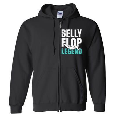 Bellyflop Belly Flop Full Zip Hoodie