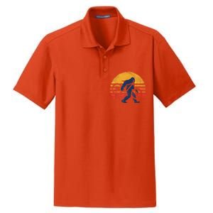 Bigfoot Bike Funny MTB Graphic Dry Zone Grid Polo