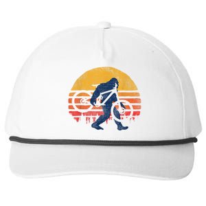 Bigfoot Bike Funny MTB Graphic Snapback Five-Panel Rope Hat