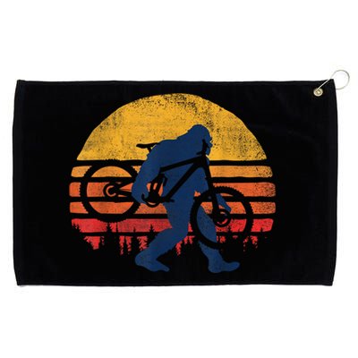 Bigfoot Bike Funny MTB Graphic Grommeted Golf Towel