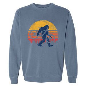 Bigfoot Bike Funny MTB Graphic Garment-Dyed Sweatshirt