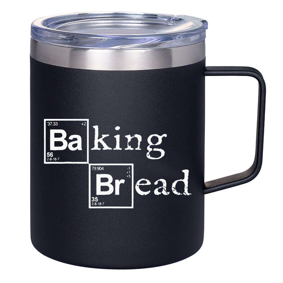 Baking Bread Funny Food Bread Baker Bread Maker Bread 12oz Stainless Steel Coffee Mug