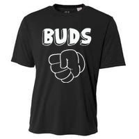 Best Buds Funny Father Cooling Performance Crew T-Shirt