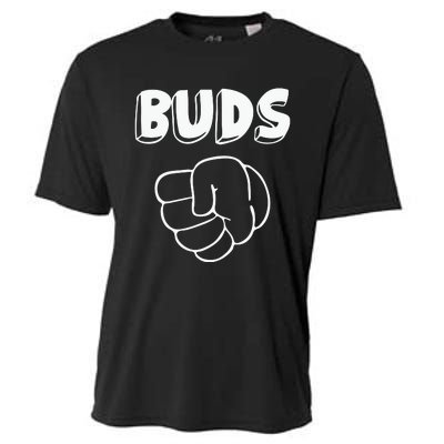 Best Buds Funny Father Cooling Performance Crew T-Shirt