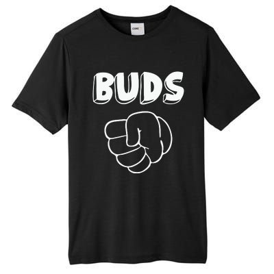 Best Buds Funny Father Tall Fusion ChromaSoft Performance T-Shirt