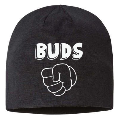 Best Buds Funny Father Sustainable Beanie