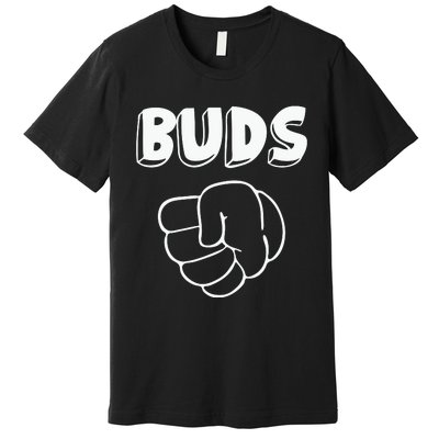 Best Buds Funny Father Premium T-Shirt