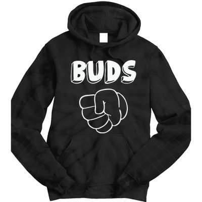 Best Buds Funny Father Tie Dye Hoodie