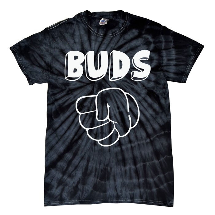 Best Buds Funny Father Tie-Dye T-Shirt