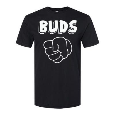 Best Buds Funny Father Softstyle CVC T-Shirt