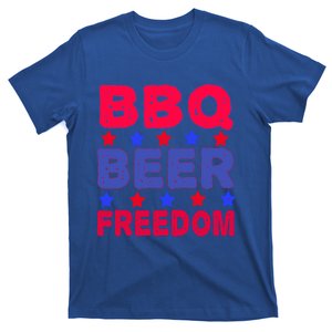 Bbq Beer Freedom 4th Of July Funny Gift For Bbq Lover Gift T-Shirt