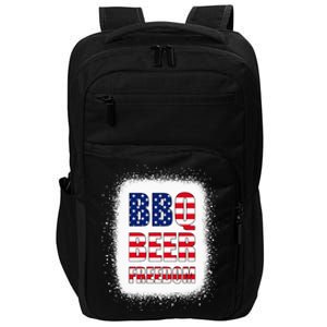 BBQ Beer Freedom America USA Party 4th of July Summer Impact Tech Backpack