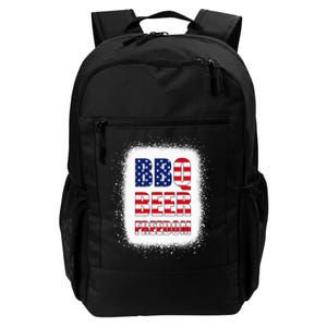 BBQ Beer Freedom America USA Party 4th of July Summer Daily Commute Backpack