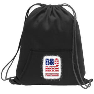 BBQ Beer Freedom America USA Party 4th of July Summer Sweatshirt Cinch Pack Bag