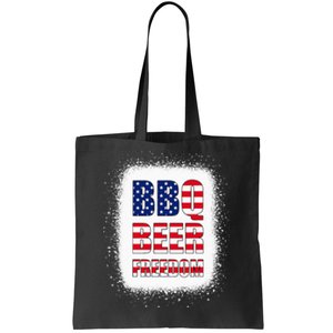 BBQ Beer Freedom America USA Party 4th of July Summer Tote Bag