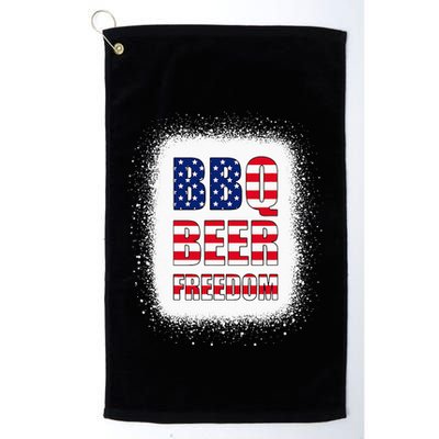 BBQ Beer Freedom America USA Party 4th of July Summer Golf Towel