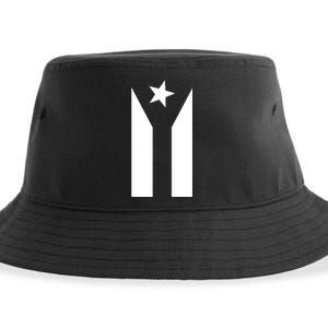 Black Boricua Flag Protest Sustainable Bucket Hat