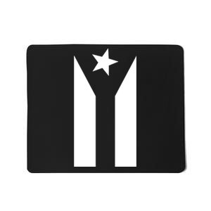 Black Boricua Flag Protest Mousepad