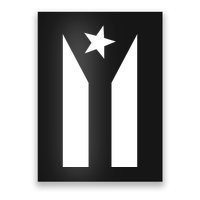 Black Boricua Flag Protest Poster