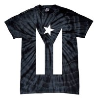 Black Boricua Flag Protest Tie-Dye T-Shirt