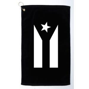 Black Boricua Flag Protest Platinum Collection Golf Towel