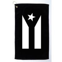 Black Boricua Flag Protest Golf Towel