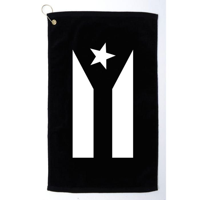 Black Boricua Flag Protest Golf Towel