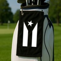 Black Boricua Flag Protest Golf Towel