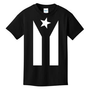 Black Boricua Flag Protest Kids T-Shirt