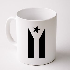 Black Boricua Flag Protest Coffee Mug