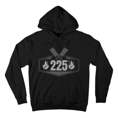 Bbq Barbeque Grilling 225 Degrees Smoking Meat Dad Father Hoodie