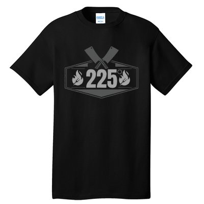 Bbq Barbeque Grilling 225 Degrees Smoking Meat Dad Father Tall T-Shirt