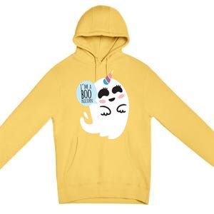 Boonicorn Boo Ghost Unicorn Cute Funny Halloween Costume Gift Premium Pullover Hoodie