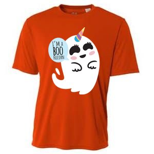 Boonicorn Boo Ghost Unicorn Cute Funny Halloween Costume Gift Cooling Performance Crew T-Shirt