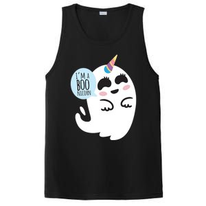 Boonicorn Boo Ghost Unicorn Cute Funny Halloween Costume Gift PosiCharge Competitor Tank