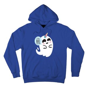 Boonicorn Boo Ghost Unicorn Cute Funny Halloween Costume Gift Hoodie