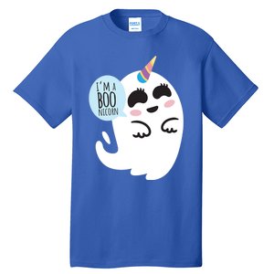 Boonicorn Boo Ghost Unicorn Cute Funny Halloween Costume Gift Tall T-Shirt