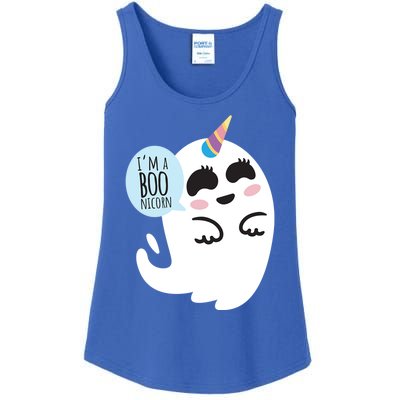 Boonicorn Boo Ghost Unicorn Cute Funny Halloween Costume Gift Ladies Essential Tank