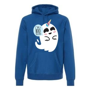 Boonicorn Boo Ghost Unicorn Cute Funny Halloween Costume Gift Premium Hoodie