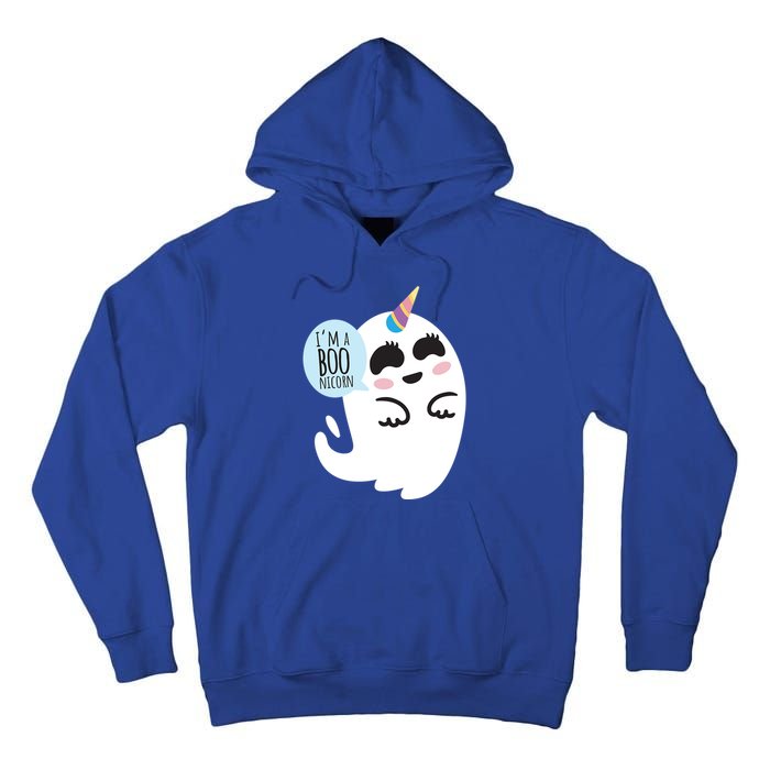 Boonicorn Boo Ghost Unicorn Cute Funny Halloween Costume Gift Tall Hoodie