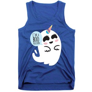 Boonicorn Boo Ghost Unicorn Cute Funny Halloween Costume Gift Tank Top