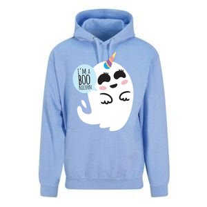 Boonicorn Boo Ghost Unicorn Cute Funny Halloween Costume Gift Unisex Surf Hoodie