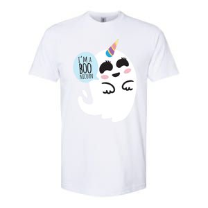 Boonicorn Boo Ghost Unicorn Cute Funny Halloween Costume Gift Softstyle CVC T-Shirt