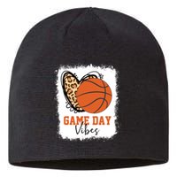 Bleached Basketball Game Day Vibes Basketball Mom Game Day Sustainable Beanie