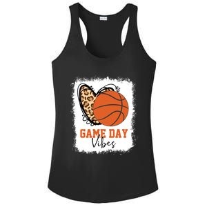 Bleached Basketball Game Day Vibes Basketball Mom Game Day Ladies PosiCharge Competitor Racerback Tank