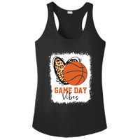 Bleached Basketball Game Day Vibes Basketball Mom Game Day Ladies PosiCharge Competitor Racerback Tank