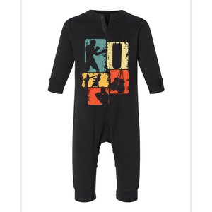 Boxer Boxing Gift Infant Fleece One Piece