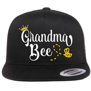 Beekeeper Beekeeping Grandma Bee Flat Bill Trucker Hat