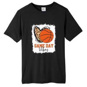 Bleached Basketball Game Day Vibes Basketball Mom Tall Fusion ChromaSoft Performance T-Shirt